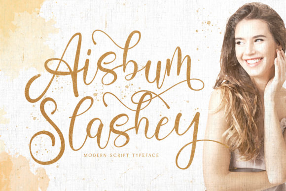 Aisbum Slashey: A Bold Script for Modern Design