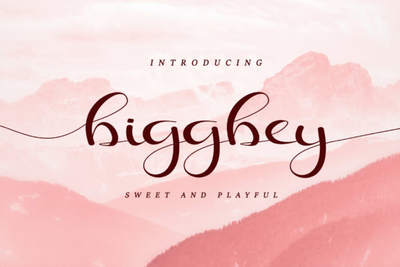 Biggbey: A Sweet and Versatile Handwritten Font for Editorial Design