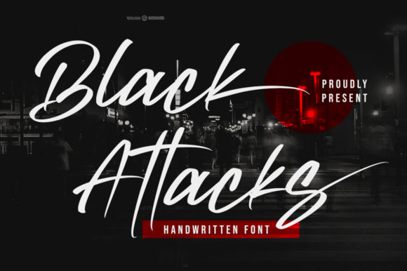 Black Attacks: A Handwritten Font for Editorial Elegance