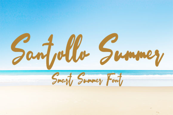 Bring Charm to Your Creations with Santollo Summer Font