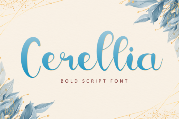 Cerellia: A Bold Script Font for Polished Branding