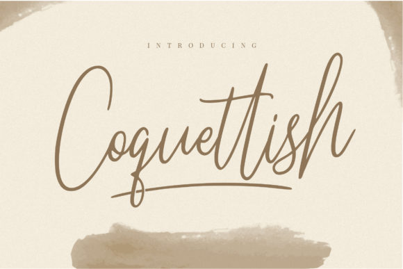 Coquettish: A Charming Font for Elegant Branding