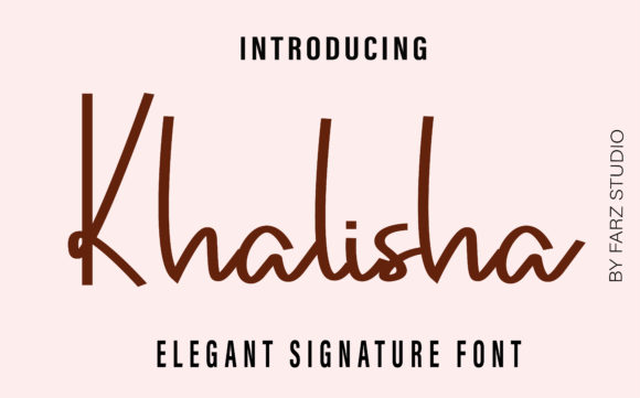 Discover Khalisha: A Handwritten Font for Web Design