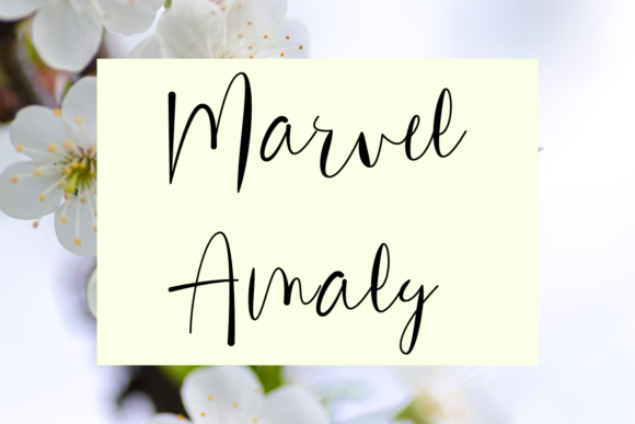Discover Marvel Amaly: A Versatile Handwritten Font for Creative Projects