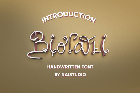 Discover the Charm of Biolati: A Versatile Handwritten Font