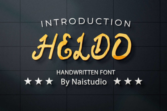 Discover the Charm of Heldo: A Font for Makers