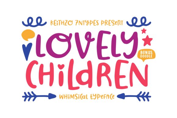 Discover the Charm of Lovely Children Font for Editorial Design