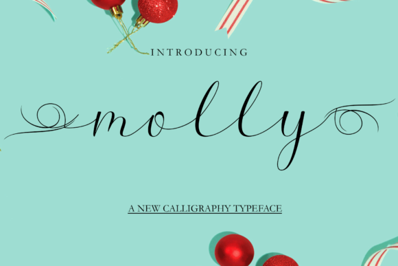 Discover the Elegance of Molly: A Premium Script Font