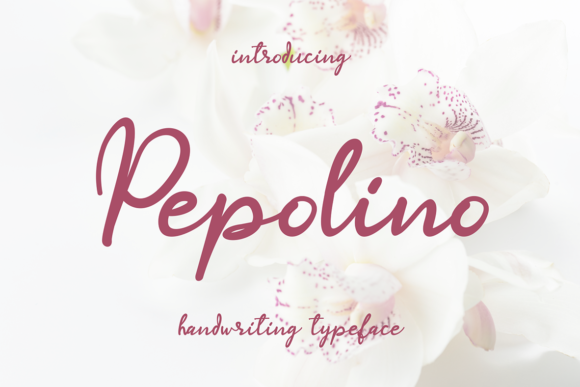 Elegant Pepolino: A Handwritten Font for Timeless Branding