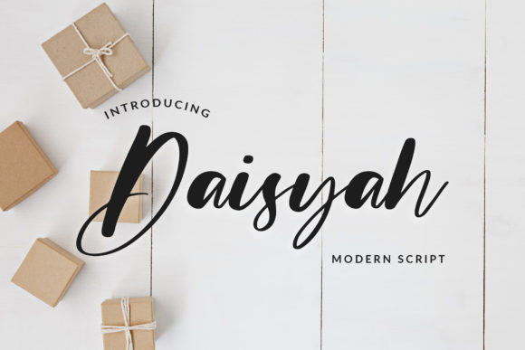 Elevate Your Brand with Daisyah: A Premium Handwritten Font