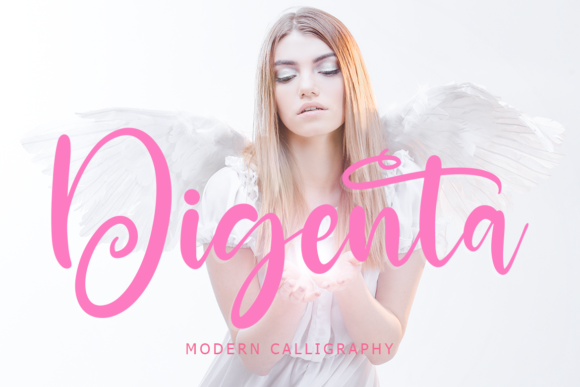 Elevate Your Craft with Digenta: A Delicate Handwritten Font
