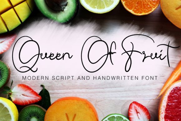 Enhance Your Brand with Queen of Fruit Font