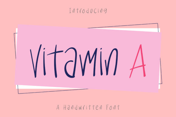 Enhance Your Brand with Vitamin a: A Versatile Script Font