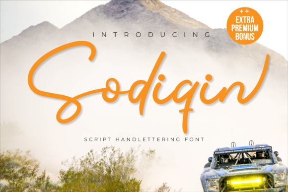 Enhancing Web Design with Sodiqin: A Handwritten Font