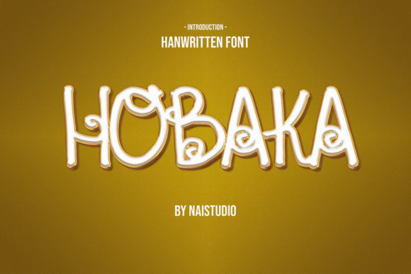 Hobaka: The Handwritten Font for Engaging Visuals