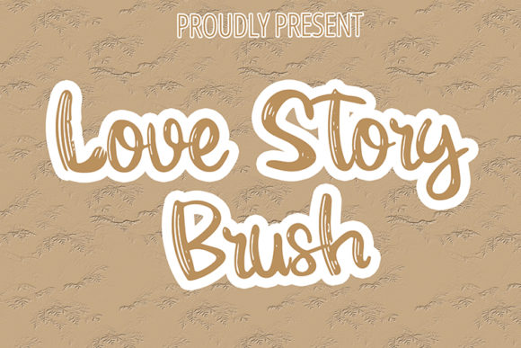 Love Story Brush: A Premium Font for Memorable Brand Content