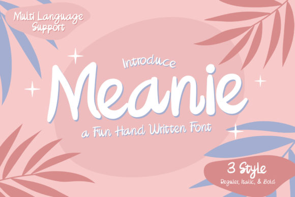 Meanie: A Handwritten Font for Editorial Charm