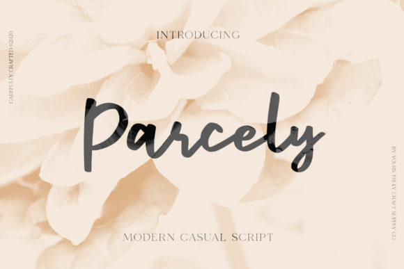 Parcely: A Script Font with Modern Elegance