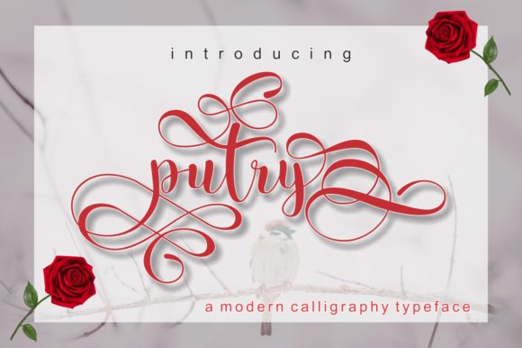Putry: A Script Font for Elegant Editorial Design
