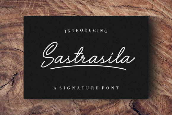 Sastrasila: A Script Amp Font for Elegant Projects