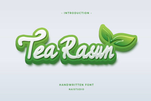 Tea Rasun: Elevate Your Brand with This Elegant Script Font