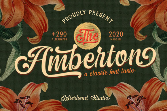 The Amberton: A Classic Handwritten Font for Web Design