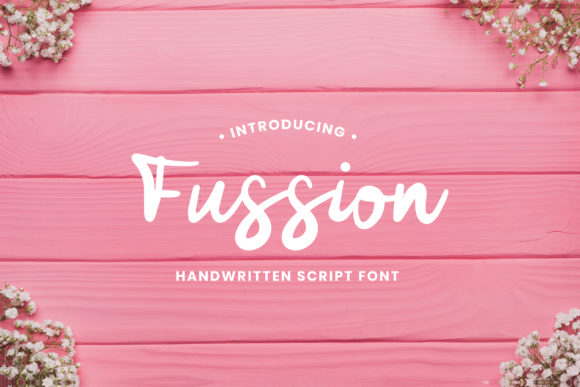 Transform Your Brand with Fussion: An Elegant Handwritten Font