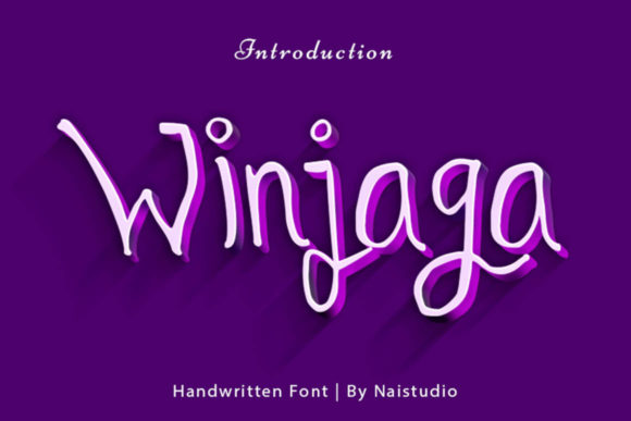 Winjaga: A Charming Handwritten Font for Creative Campaigns